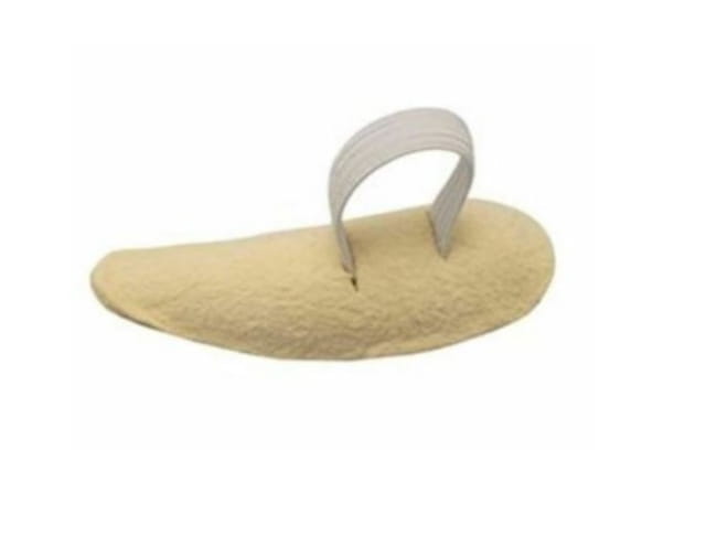 Crescent Shaped Chamois Leather Toe Props