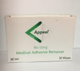 Appeel No Sting Adhesive Wipes (30)